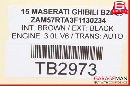 14-21 Maserati Ghibli Rear Left Driver Side Exterior Door Handle Assembly OEM
