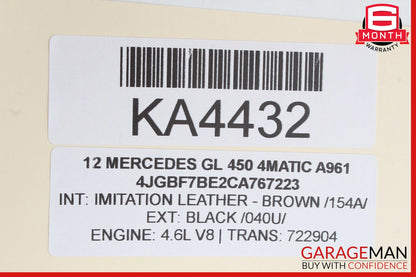 06-13 Mercedes X164 GL450 ML350 Front Left Driver Side Door Control Module OEM