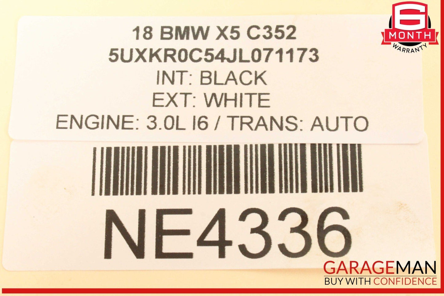14-18 BMW X5 F15 X6 Engine Motor Piston w/ Connecting Rod 7846593 OEM