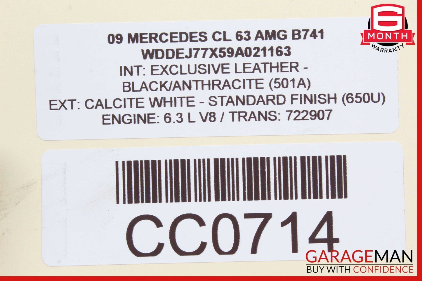 07-13 Mercedes W216 CL550 S550 Rear Left Driver Side Upper Control Arm OEM