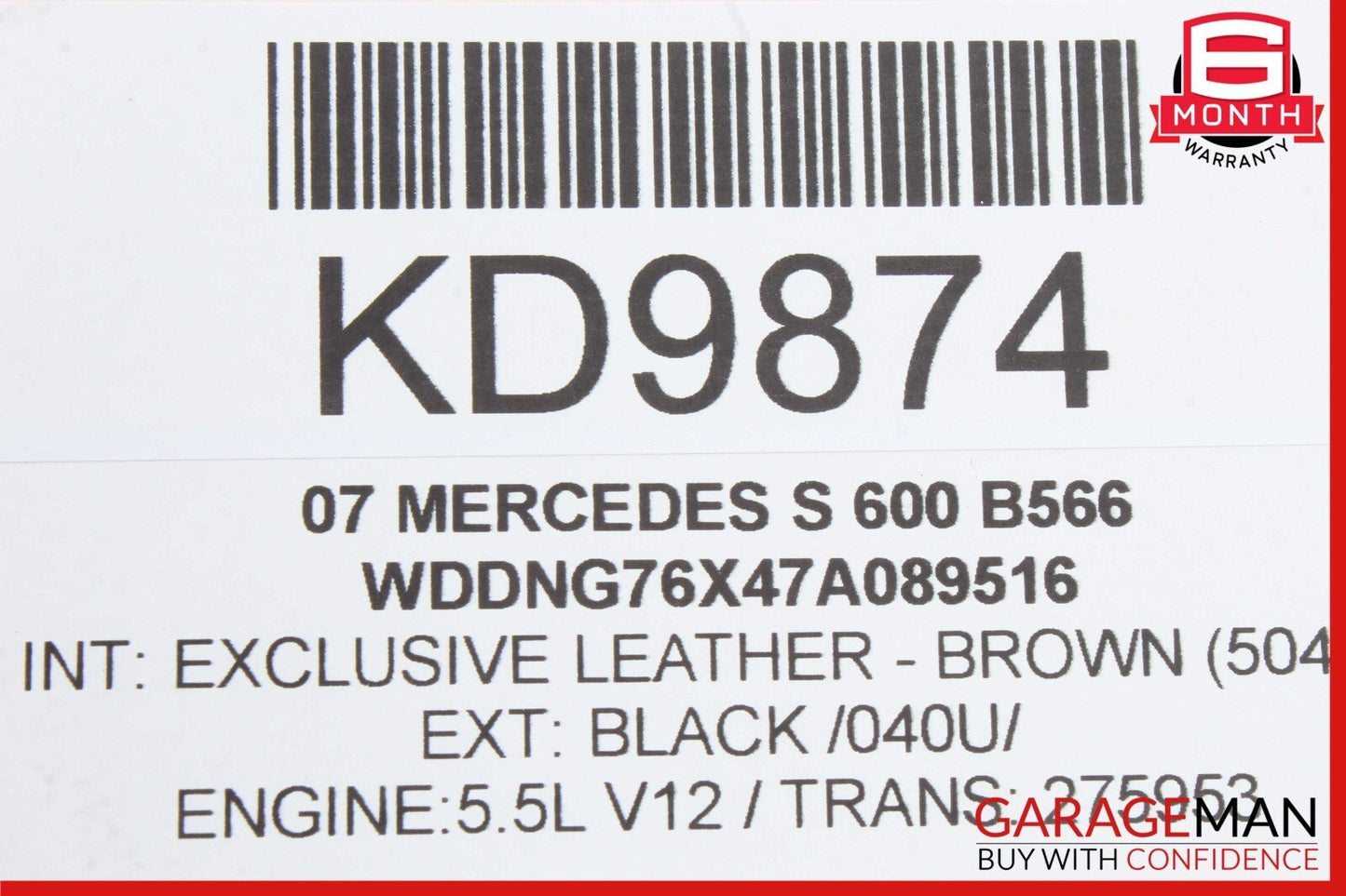 07-13 Mercedes W221 S550 S600 Rear Right Side Keylessgo Door Lock Latch Actuator
