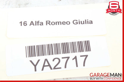 17-22 Alfa Romeo Giulia Base Front Bumper License Plate Bracket Holder OEM