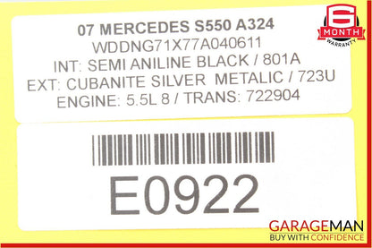 07-13 Mercedes W221 S550 CL65 AMG Dash A/C AC Air Vent Trim Right Passenger Side