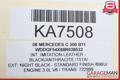 08-11 Mercedes W204 C300 C350 C63 AMG Floor Gear Shift Shifter Selector Box OEM