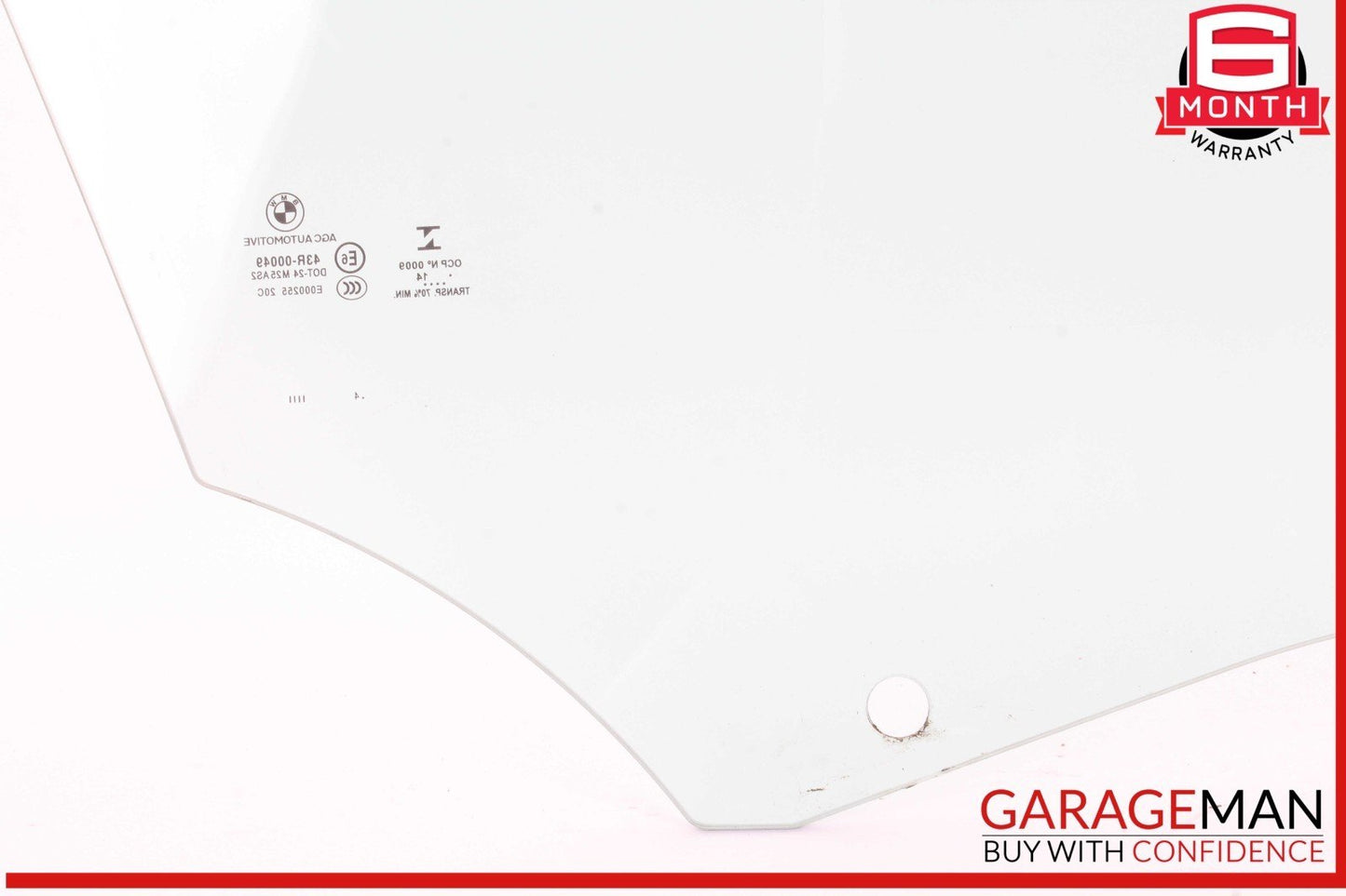 12-15 BMW X1 Front Left Driver Side Door Window Glass 2990295 OEM