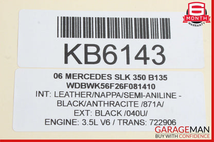 05-11 Mercedes R171 SLK350 Front Right Passenger Side Spindle Knuckle Hub OEM