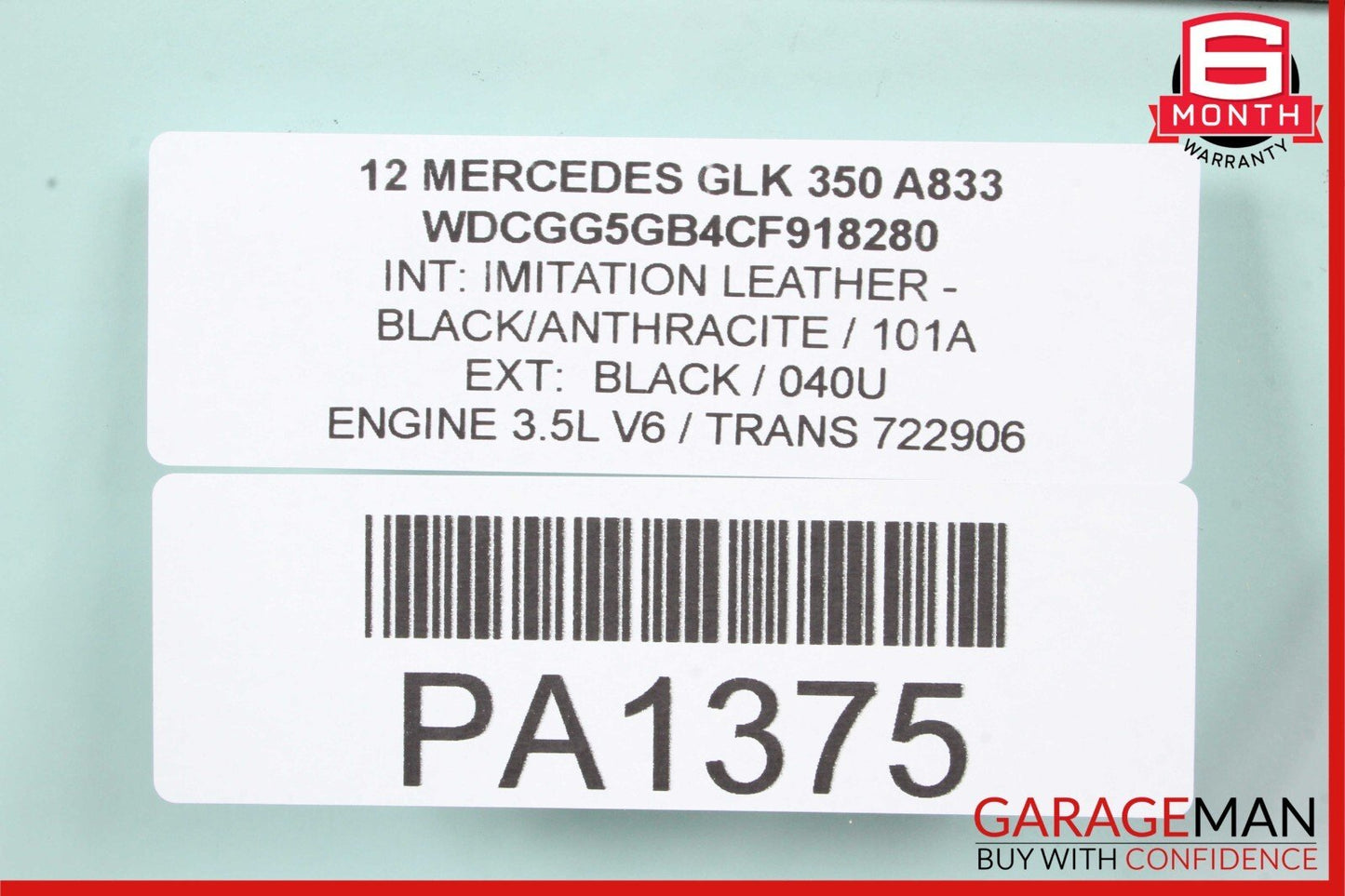 10-15 Mercedes X204 GLK350 GLK250 Front Left Side Door Window Auto Glass Clear