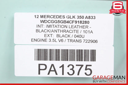 10-15 Mercedes X204 GLK350 GLK250 Front Left Side Door Window Auto Glass Clear