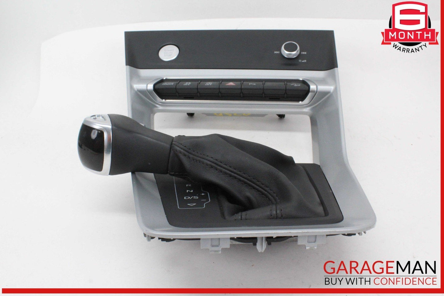 19-24 Audi Q3 Front Center Console Gear Shifter Knob Boot w/ Trim & Switches OEM
