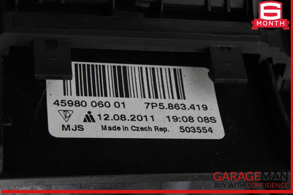 11-18 Porsche Cayenne S 958 Front Center Console Switch Control Panel Trim OEM