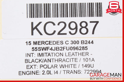 15-18 Mercedes W205 C300 Speedometer Odometer Instrument Cluster Gauge OEM