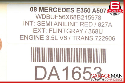 07-09 Mercedes W211 E350 E550 Rear Left & Right Side Door Audio Sound Speakers