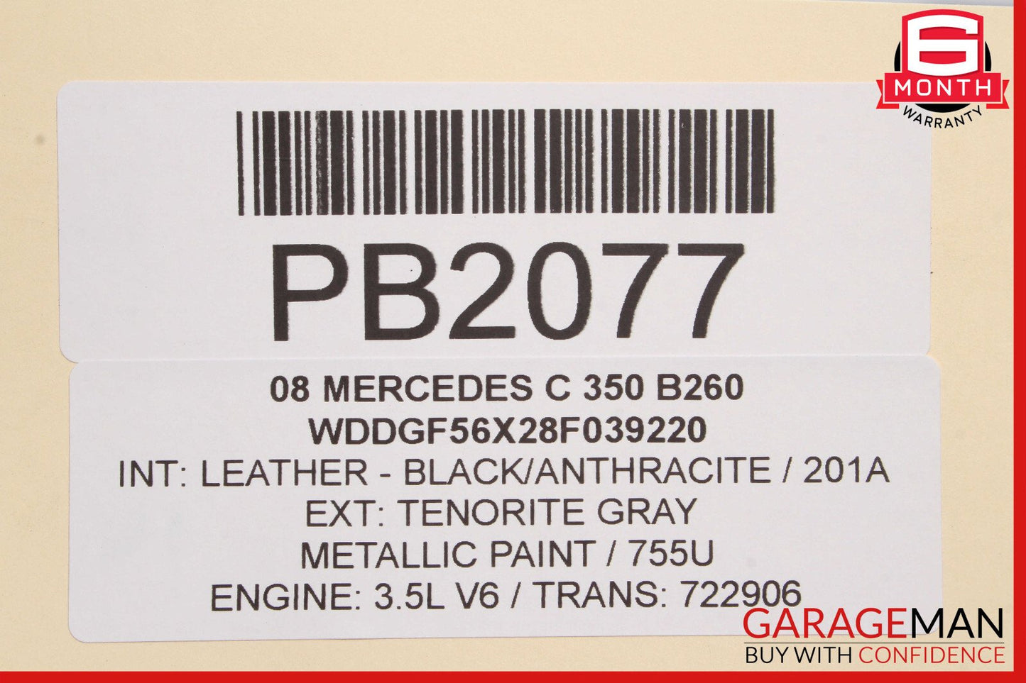 08-11 Mercedes W204 C350 Front Hood Bonnet Lid Panel Cover Assembly OEM