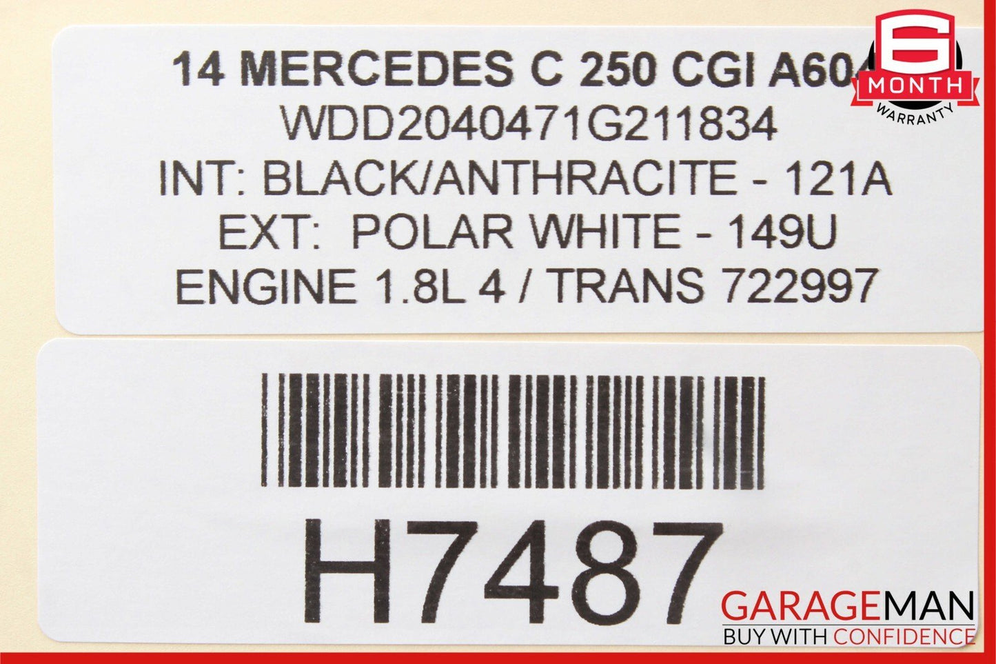12-14 Mercedes W204 C250 C63 AMG Front Left Side Door Controller Module Unit OEM