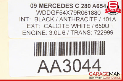 08-11 Mercedes W204 C300 Front Right Door Lock Latch Actuator w/ Handle OEM