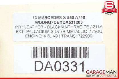 11-20 Mercedes W221 S550 CL550 E550 Engine Motor Oil Cooler 2781880201 OEM