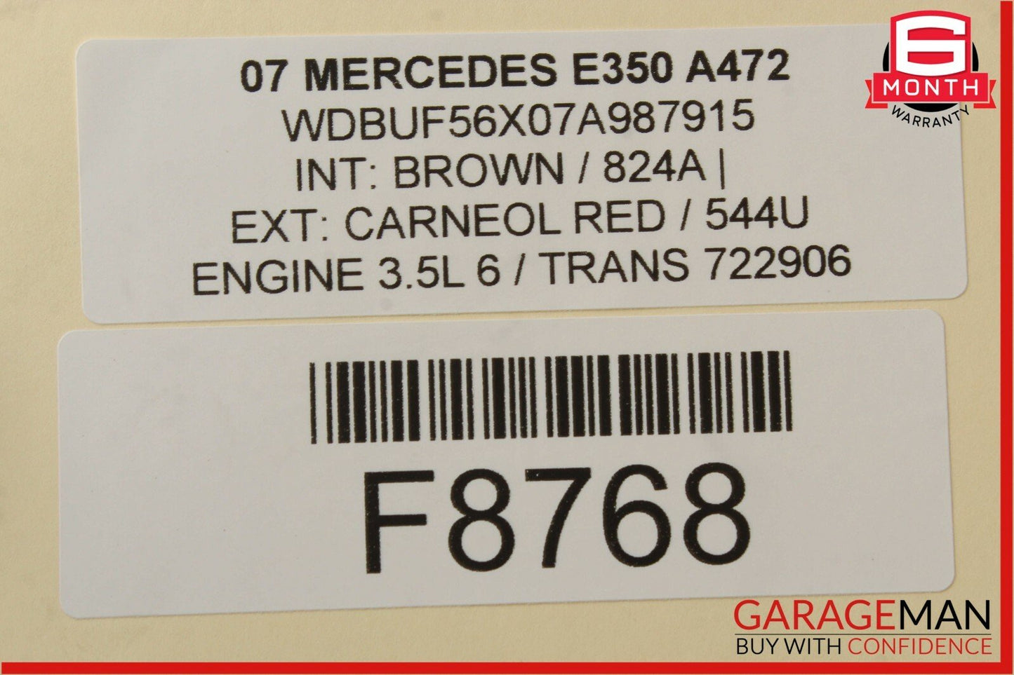 03-11 Mercedes E350 GL450 CLS500 Front Right Side Seat Control Controller Module