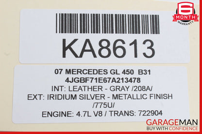 07-12 Mercedes X164 GL450 Third Seat Row Power Folding Control Module OEM