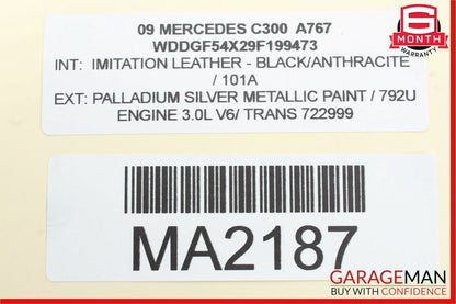08-17 Mercedes C300 E350 SLK250 Front Left Side RWD Spindle Knuckle Hub Bearing