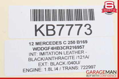12-14 Mercedes W204 C250 C350 Front Left Driver Side Exterior Door Handle OEM
