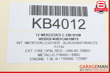 08-18 Mercedes W204 C250 CLS550 Front Door Audio Speaker Logic 7 Set of 2 Pc OEM