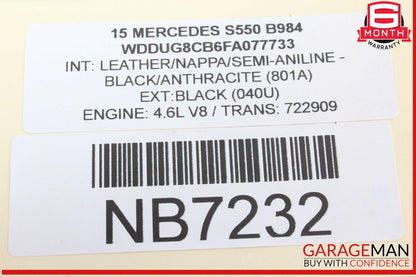 14-17 Mercedes W222 S550 Front Center Dash Dashboard AC A/C Air Vent 2228310245