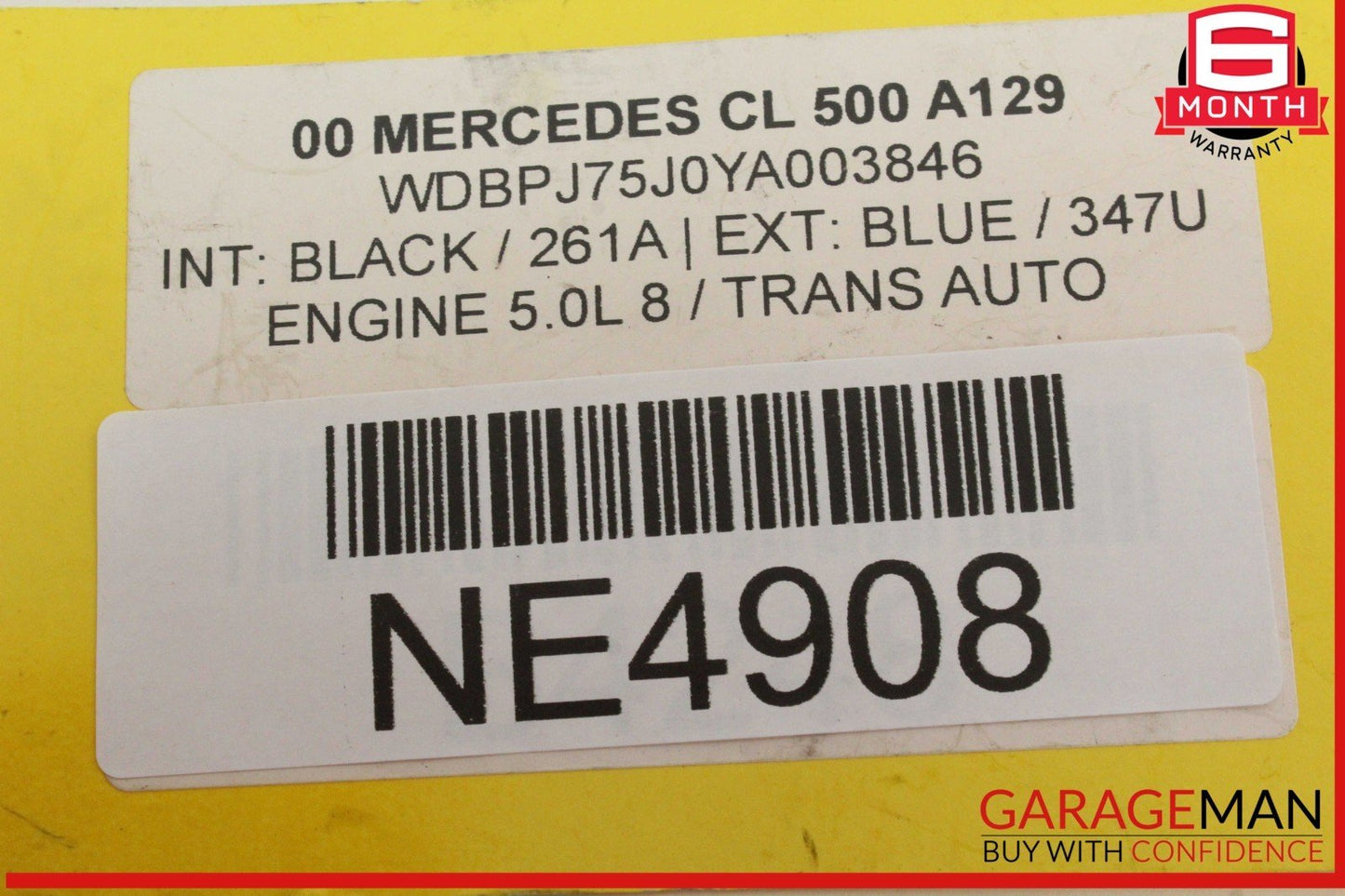 00-06 Mercedes W215 CL500 SL500 Voice Command Control Module Unit 2208200535 OEM