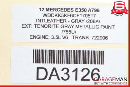 11-13 Mercedes W207 E350 E550 Floor Gear Selector Shift Shifter Box OEM