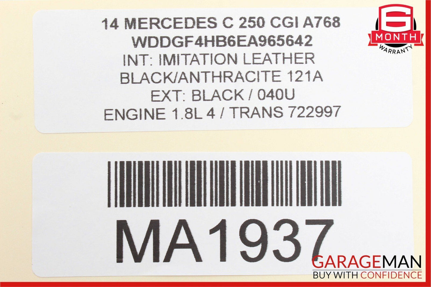 12-14 Mercedes W204 C250 In Dash GPS TV Monitor Display Screen 2049007508
