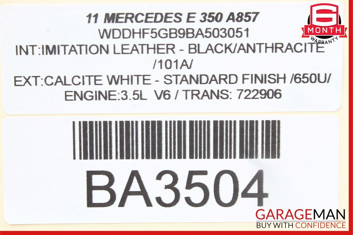 08-18 Mercedes E550 E350 CLS400 GLK350 Front Left Side Seat Control Module Unit