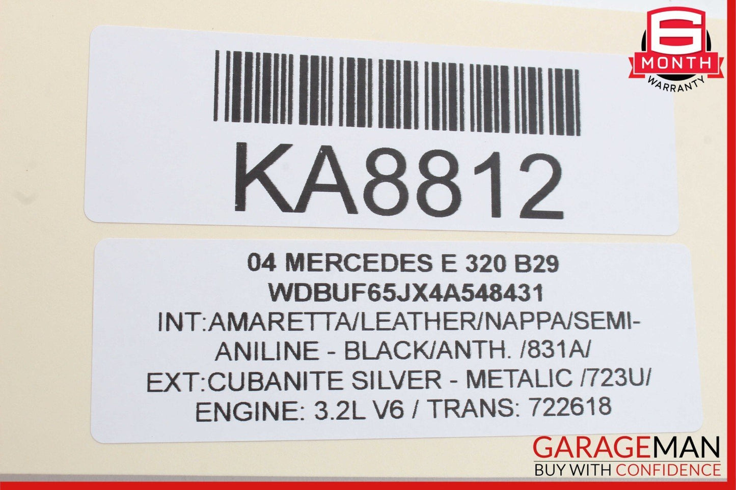 03-12 Mercedes R171 SLK280 CLS500 E320 Front Right Side Seat Control Module Unit