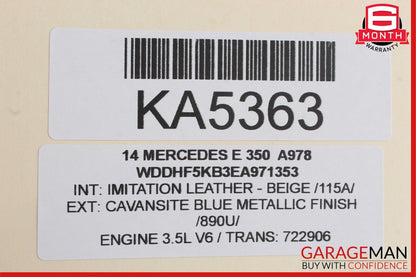 12-16 Mercedes W204 C350 GLK350 E350 ECU Engine Control Module Unit 2769004600