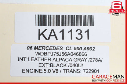 Mercedes W215 CL500 SL500 Front Right Side Door Window Regulator Motor OEM
