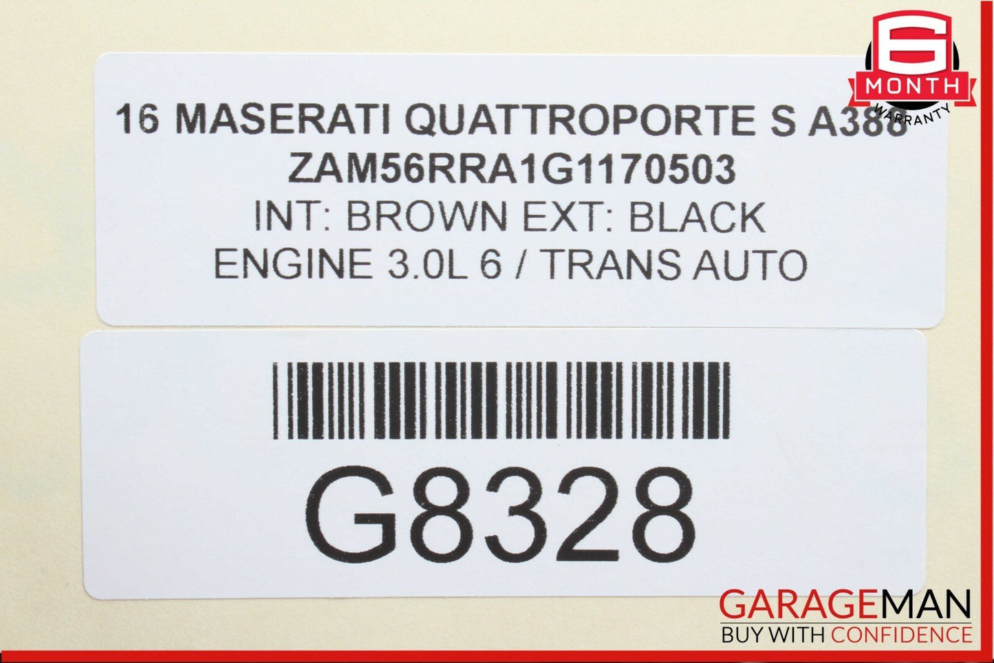 14-18 Maserati Quattroporte Front Right Passenger Side Interior Door Panel Red