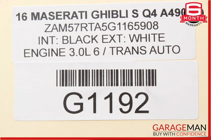 14-17 Maserati Ghibli Front Right Dash AC A/C Air Vent Grill Grille Trim Panel