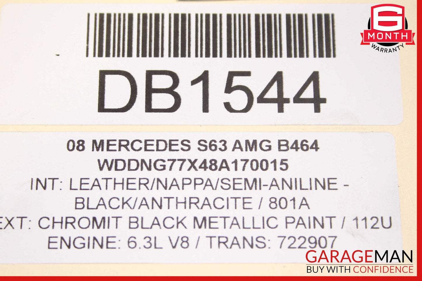 07-13 Mercedes W221 S63 AMG Right Passenger Side Fender OEM