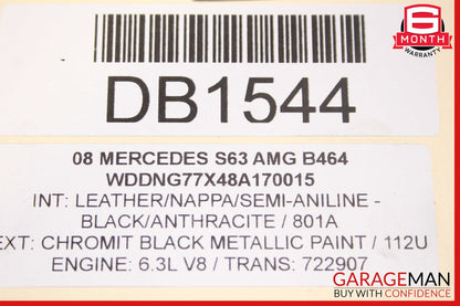 07-13 Mercedes W221 S63 AMG Right Passenger Side Fender OEM