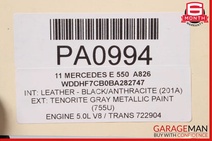 10-13 Mercedes W212 E350 E550 RWD Rear Diff Differential Axle Carrier Assembly
