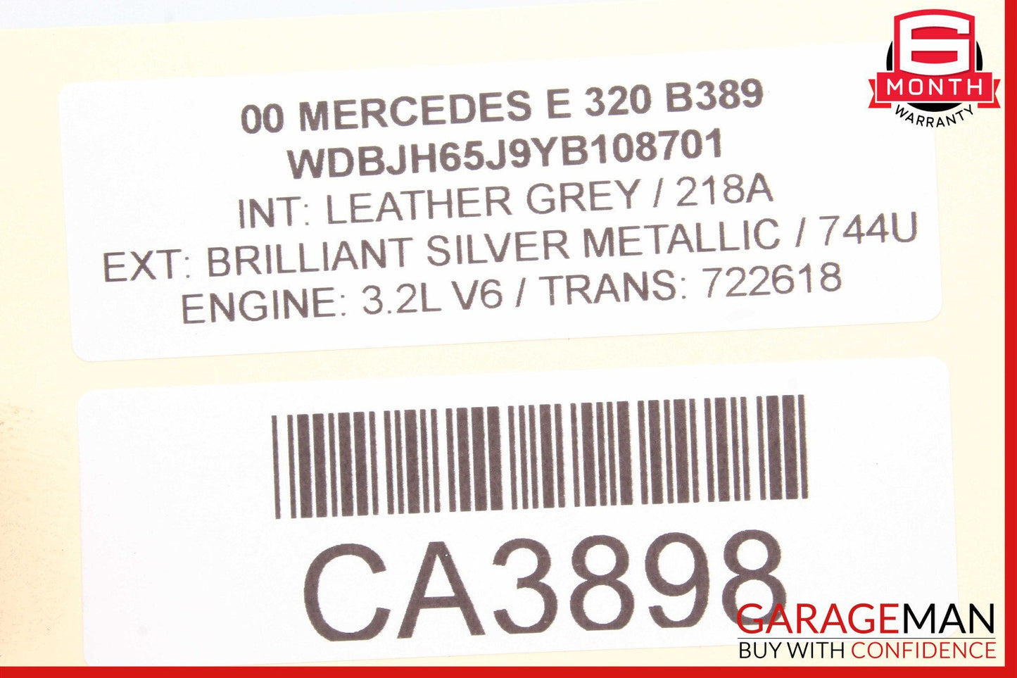 00-03 Mercedes W210 E320 Front Left ABS Wheel Speed Sensor OEM