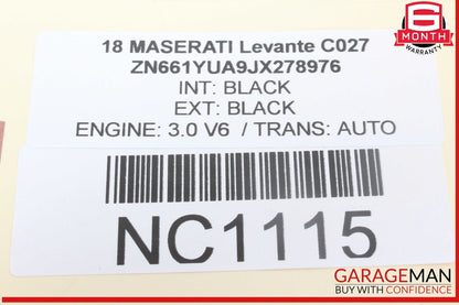 17-22 Maserati Levante M161 Ghibli M157 AC A/C Heater Climate Control Switch OEM