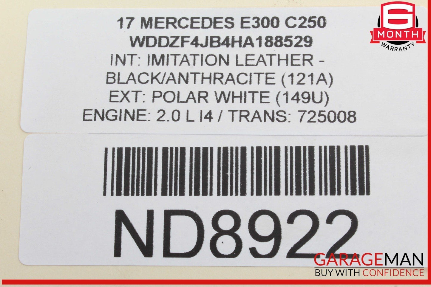 17-20 Mercedes W213 E300 Front Right Passenger Side Radiator Support Bracket OEM