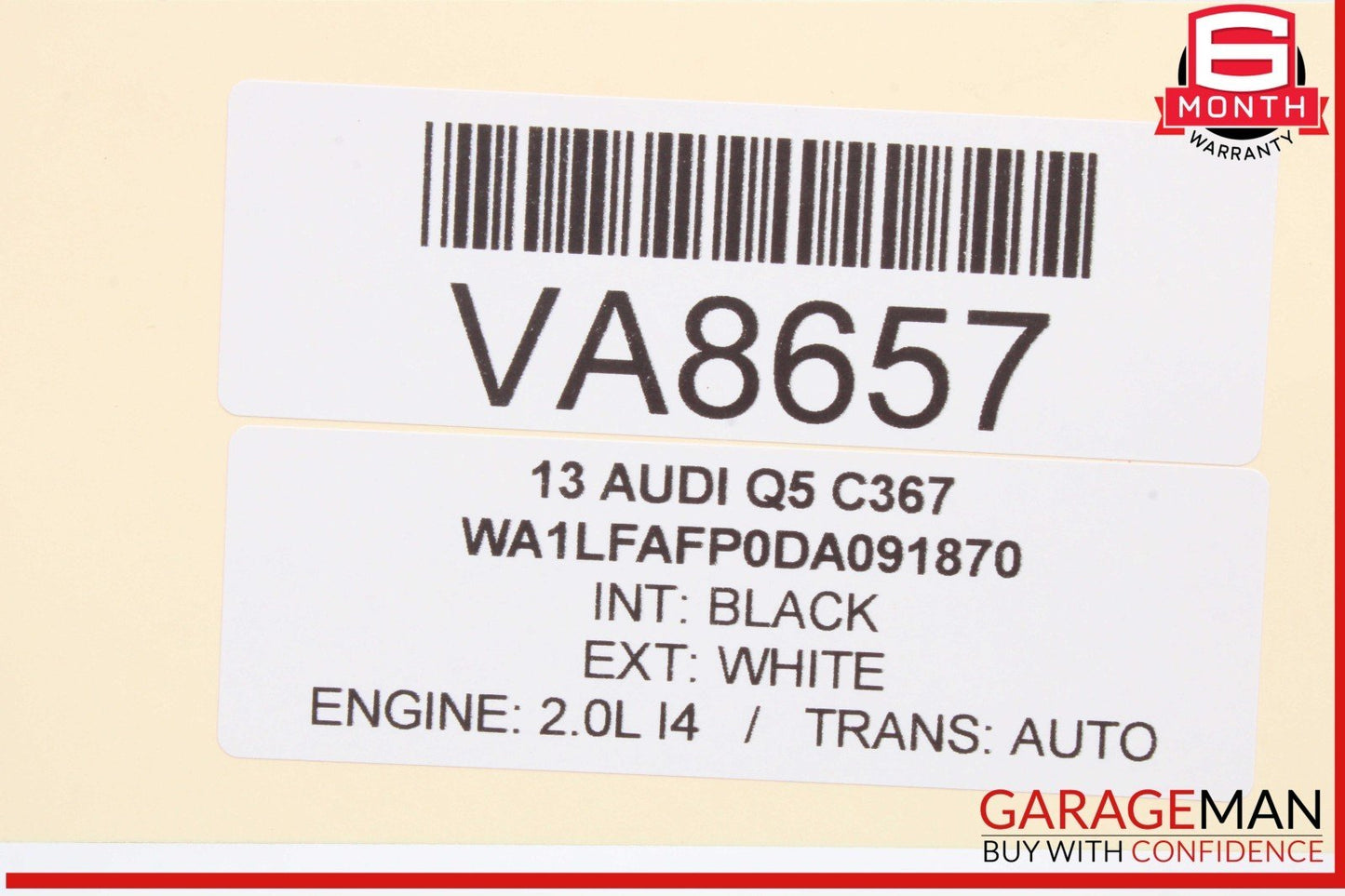 13-17 Audi Q5 A4 A5 Front A/C AC Climate Control Switch Panel Assembly OEM