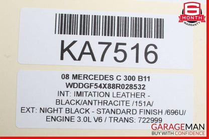 08-14 Mercedes W204 C300 C63 AMG E350 Front Right Door Lock Latch Actuator OEM
