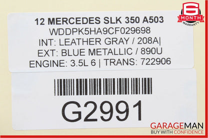 12-16 Mercedes R172 SLK300 SLK350 Front Right Side Door Window Regulator Motor