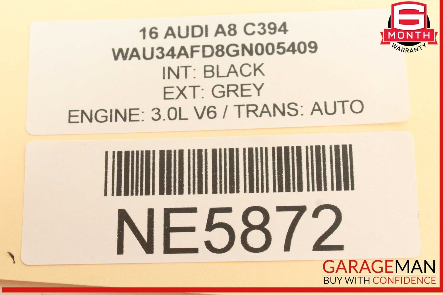 11-18 Audi A8 Left Dashboard A/C AC Air Vent Grille 4H1820901C Genuine