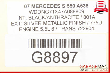 07-09 Mercedes W221 S550 S63 AMG Rear Door Computer Control Module Unit OEM