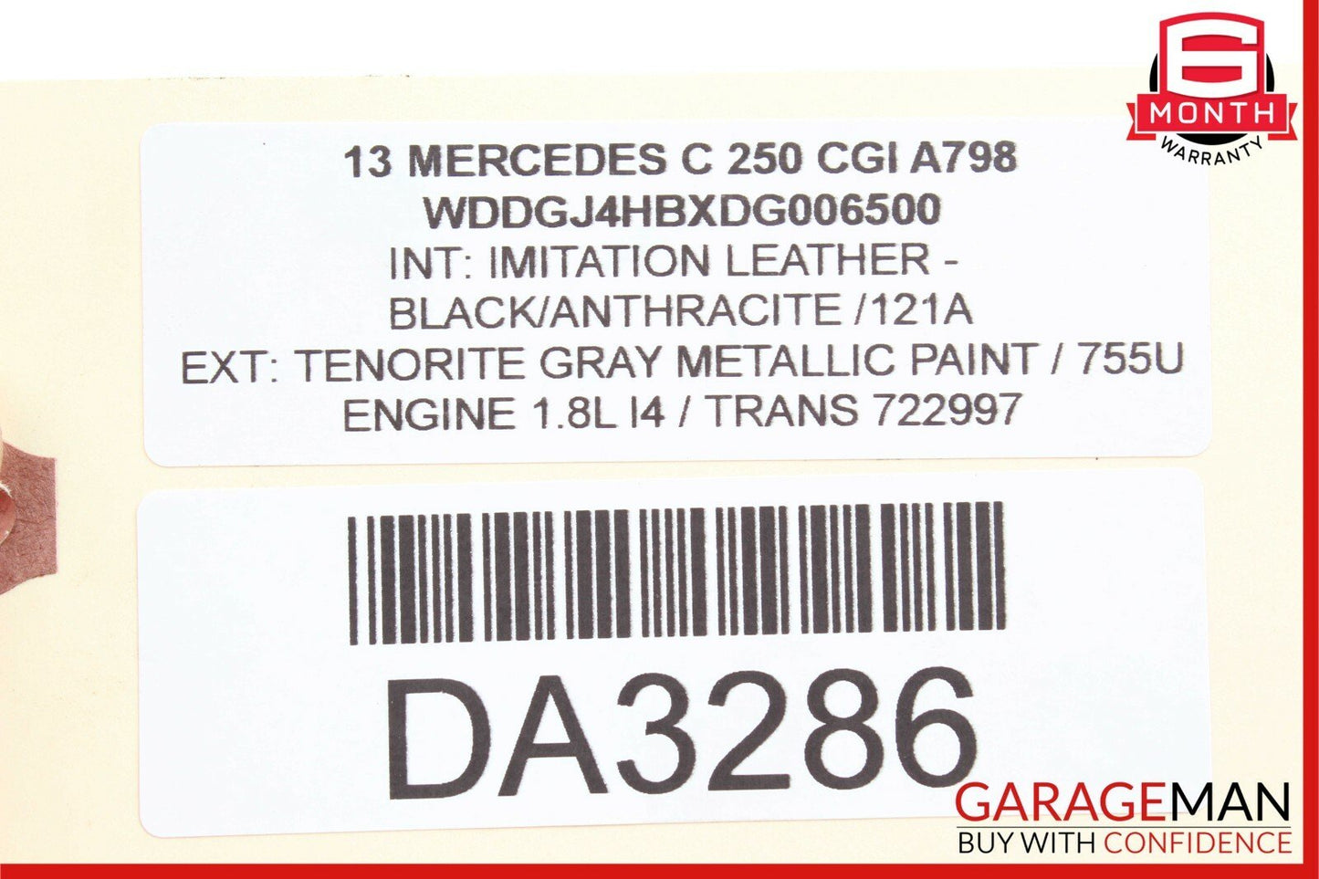 12-15 Mercedes W204 C250 Air Intake Cleaner Filter Housing Box 2710940304 OEM