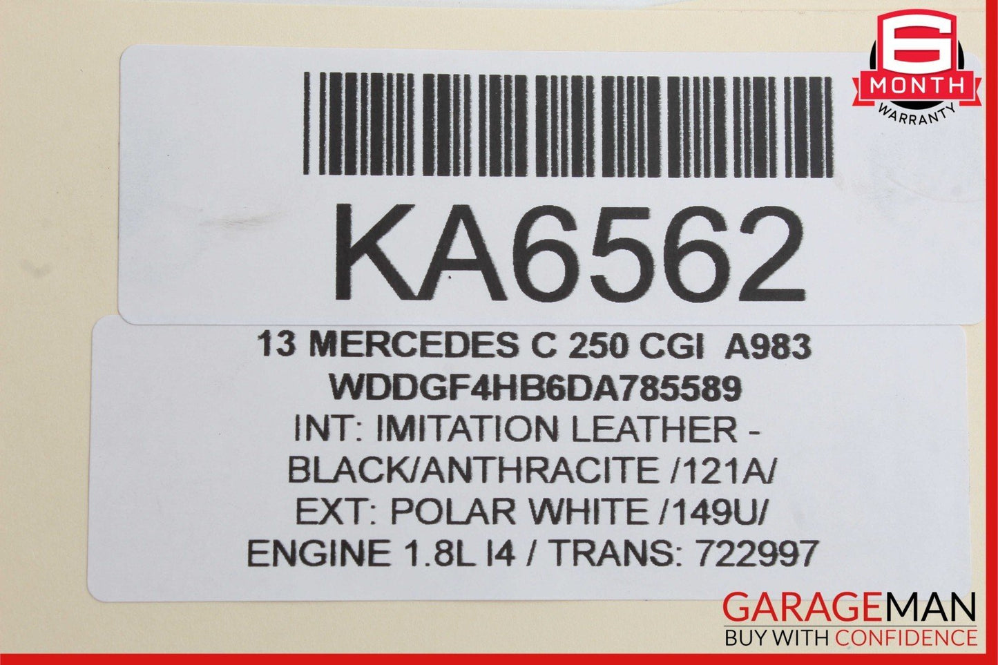 08-17 Mercedes GLK350 E400 C250 A/C Air Conditioning Condenser Shroud Assembly