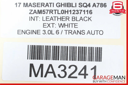 14-17 Maserati Ghibli S Q4 Auto Trans Transmission Gear Box Mounting Bracket AWD