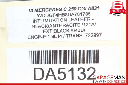 12-14 Mercedes W204 C250 Engine Motor Turbocharger Exhaust Manifold Header OEM